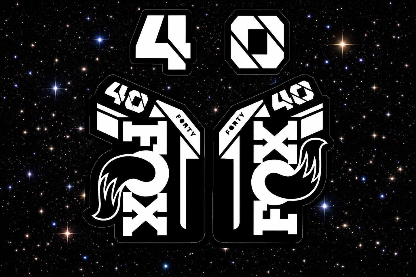 Fox 40 Fork Decal