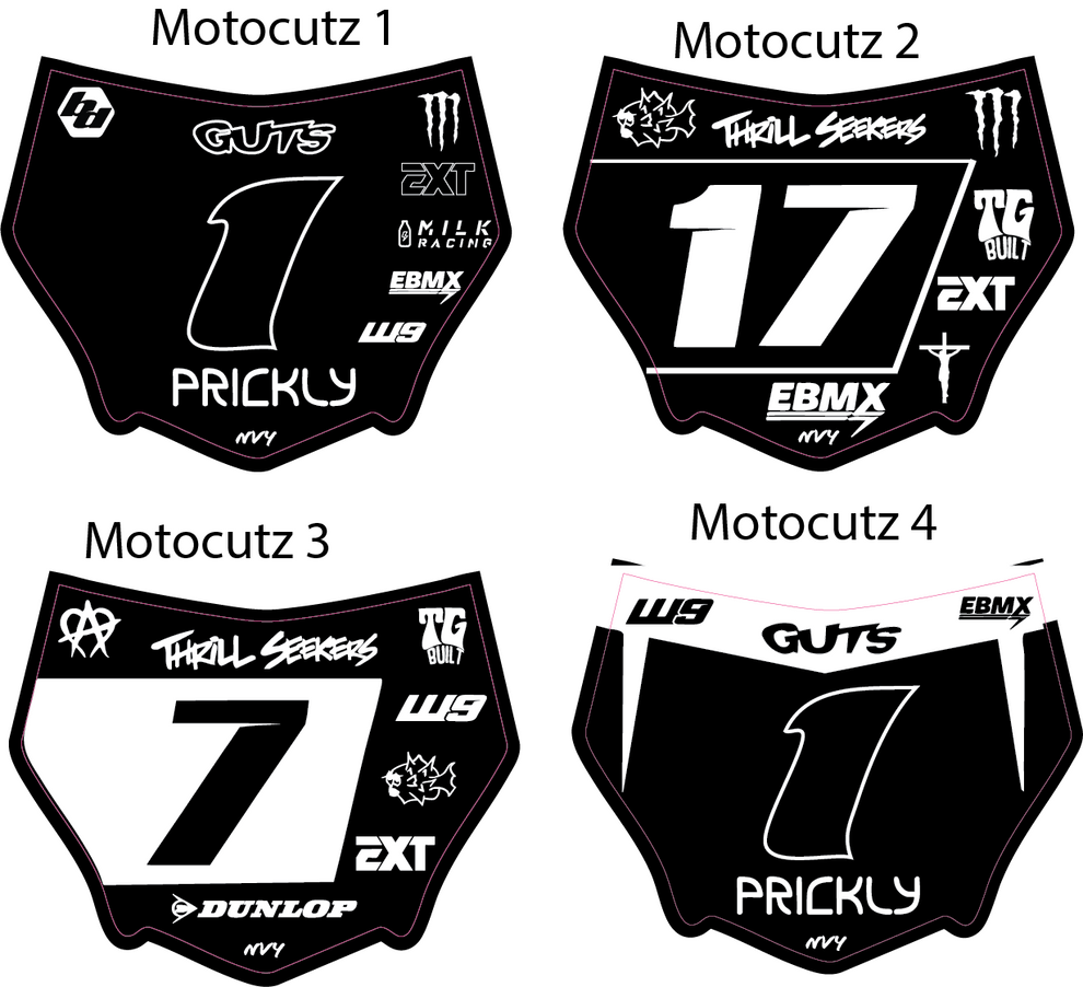 Mini Motocutz Sticker Motocuts Plate Decal – NVY Decals